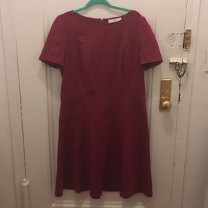 LOFT dress Raspberry A line